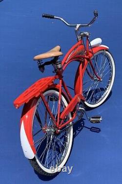 Vintage Schwinn 1956 Hornet? Restored Paint, Heavy Duty Thick Spokes, New Tire