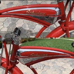 Vintage Schwinn 1956 Hornet? Restored Paint, Heavy Duty Thick Spokes, New Tire