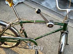 Vintage Schwinn 1960s Green Stingray Fastback Bicycle 5 Speed