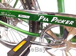 Vintage Schwinn 1972 Stingray Pea Picker Krate Bicycle 5 Speed with Disk Brake
