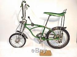 Vintage Schwinn 1972 Stingray Pea Picker Krate Bicycle 5 Speed with Disk Brake