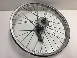 Vintage Schwinn 20 2.125 S2 Chrome Rear Wheel Stingray Bike Original