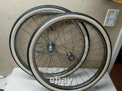 Vintage Schwinn 24 bicycle chrome S7 rims wheels westwind tires Corvette Jaguar