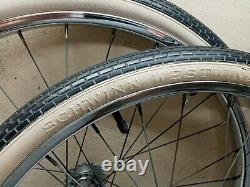 Vintage Schwinn 24 bicycle chrome S7 rims wheels westwind tires Corvette Jaguar