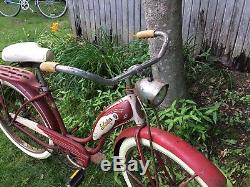 Vintage Schwinn 24-inch Hornet Starlett 1953 Old School Bicycle LI NY or SHIP