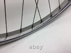 Vintage Schwinn 26 1 3/4 S7 Chrome Wheels Rims 3 Speed Jaguar Corvette