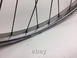 Vintage Schwinn 26 1 3/4 S7 Chrome Wheels Rims 3 Speed Jaguar Corvette