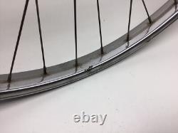 Vintage Schwinn 26 1 3/4 S7 Chrome Wheels Rims 3 Speed Jaguar Corvette