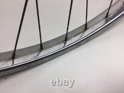 Vintage Schwinn 26 1 3/4 S7 Chrome Wheels Rims 3 Speed Jaguar Corvette