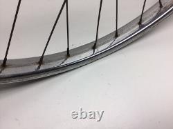 Vintage Schwinn 26 1 3/4 S7 Chrome Wheels Rims 3 Speed Jaguar Corvette