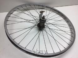 Vintage Schwinn 26 1 3/4 S7 Chrome Wheels Rims Middleweight Bike