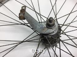 Vintage Schwinn 26 1 3/4 S7 Chrome Wheels Rims Middleweight Bike