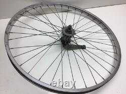 Vintage Schwinn 26 1 3/4 S7 Chrome Wheels Rims Middleweight Bike