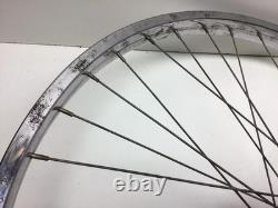 Vintage Schwinn 26 1 3/4 S7 Chrome Wheels Rims Middleweight Bike