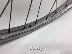 Vintage Schwinn 26 1 3/4 S7 Chrome Wheels Rims Middleweight Bike