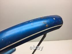 Vintage Schwinn 26 1 3/4 S7 Middleweight Fenders Blue Original Paint