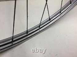 Vintage Schwinn 26 1 3/8 S5 Chrome Bicycle Wheels Sturmey Archer 3 Speed