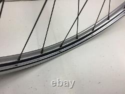 Vintage Schwinn 26 1 3/8 S5 Chrome Bicycle Wheels Sturmey Archer 3 Speed