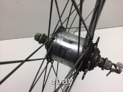 Vintage Schwinn 26 1 3/8 S6 Chrome Bicycle Wheels Rims Sturmey Archer 3 Speed