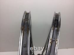 Vintage Schwinn 26 1 3/8 S6 Chrome Bicycle Wheels Rims Sturmey Archer 3 Speed