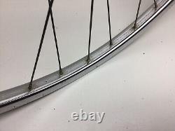 Vintage Schwinn 26 1 3/8 S6 Chrome Wheels Rims Sturmey Archer 3 Speed