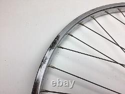 Vintage Schwinn 26 1 3/8 S6 Chrome Wheels Rims Sturmey Archer 3 Speed