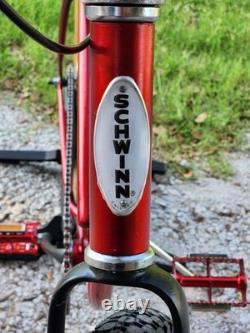 Vintage Schwinn 26 Candy Red Custom-Built Adult Cruiser Ride Out Klunker Bike