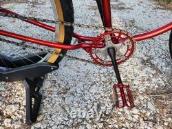 Vintage Schwinn 26 Candy Red Custom-Built Adult Cruiser Ride Out Klunker Bike