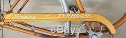 Vintage Schwinn 26 InchBurnt Orange Typhoon Bicycle Frame/ Bicycle Project