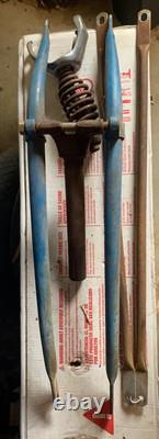Vintage Schwinn 26 Springer Fork Leg Set with Yoke Assembly Prewar Bicycle Lady