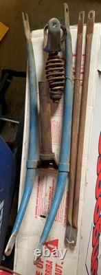 Vintage Schwinn 26 Springer Fork Leg Set with Yoke Assembly Prewar Bicycle Lady