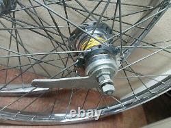 Vintage Schwinn 26 bike S7 heavy duty spoke 2 speed rims Corvette Jaguar Tandem