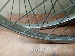 Vintage Schwinn 26 bike S7 heavy duty spoke 2 speed rims Corvette Jaguar Tandem