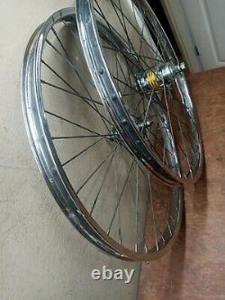 Vintage Schwinn 26 bike S7 heavy duty spoke 2 speed rims Corvette Jaguar Tandem