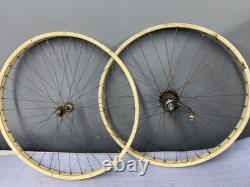 Vintage Schwinn 26 lightweight Wheel Set S7 Rims & German Hub 1959