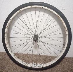 Vintage Schwinn 26 x 1 3/4 S7 white Bicycle Wheels Bendix 2 Speed kick back