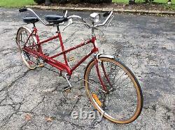 Vintage Schwinn 5 Speed De Luxe TWINN All Original Red Sharp Very Good