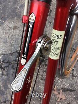 Vintage Schwinn 5 Speed De Luxe TWINN All Original Red Sharp Very Good