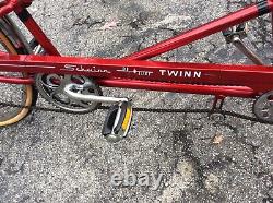 Vintage Schwinn 5 Speed De Luxe TWINN All Original Red Sharp Very Good