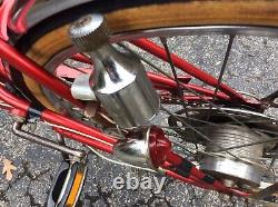 Vintage Schwinn 5 Speed De Luxe TWINN All Original Red Sharp Very Good