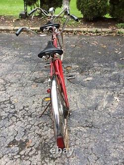 Vintage Schwinn 5 Speed De Luxe TWINN All Original Red Sharp Very Good