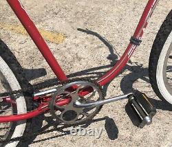 Vintage Schwinn 5-speed Beach Cruiser With Balloon Tires & Comfy Seat