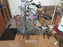 Vintage Schwinn AirDyne Dual Action Stationary Exercise Bike White