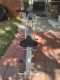 Vintage Schwinn AirDyne Dual Action Stationary Exercise Bike White
