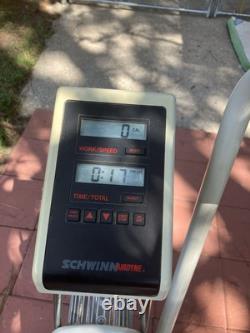 Vintage Schwinn AirDyne Dual Action Stationary Exercise Bike White