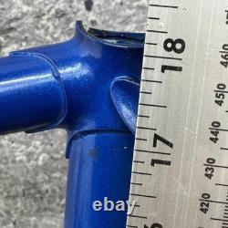 Vintage Schwinn Allure Mountain Bike Frame 18 Lugged Steel USA Blue 130 26