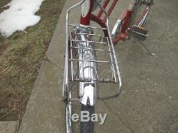 Vintage Schwinn American Men's Bicycle 1964 Serial Bicycle Horn Tank Chrome Rack