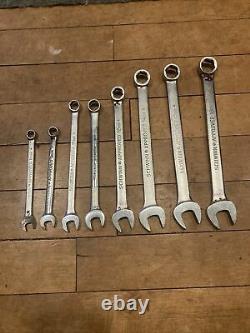 Vintage Schwinn Approved Bicycle Combination Box End Metric Wrench Set of 8