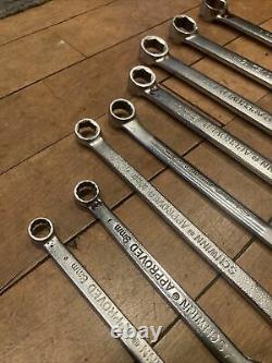 Vintage Schwinn Approved Bicycle Combination Box End Metric Wrench Set of 8