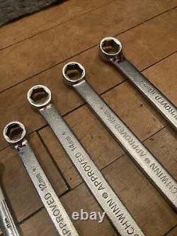 Vintage Schwinn Approved Bicycle Combination Box End Metric Wrench Set of 8